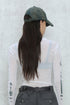 【RESTOCK】WASHED EMBROIDERY LOGO CAP -WASHED GREEN-